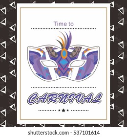 carnival mask