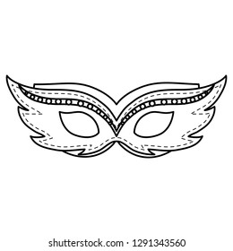 carnival mask accessory icon