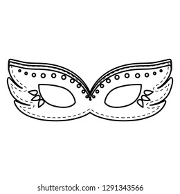 carnival mask accessory icon