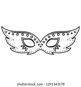 carnival mask accessory icon