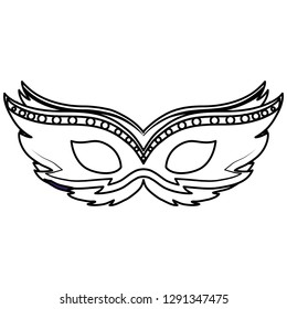 carnival mask accessory icon