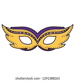 carnival mask accessory icon