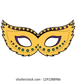 carnival mask accessory icon