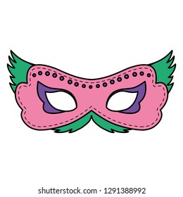 carnival mask accessory icon