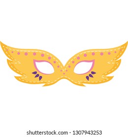 carnival mask accessory icon