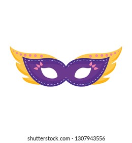carnival mask accessory icon