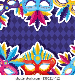 carnival mask background