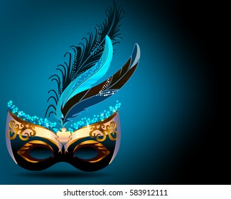 Carnival mask background.