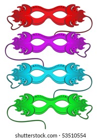  Carnival Mask.  Background for your design