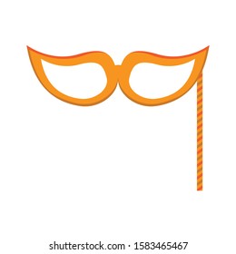 Carnival mask clip art design vector illustration image