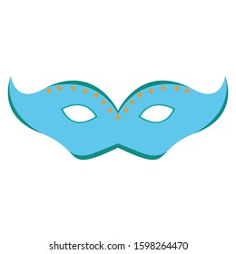 Carnival mask clip art design vector illustration image