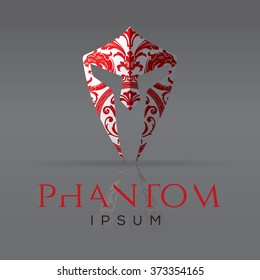 Carnival mask design element. Logo visual identity. Vector illustration.