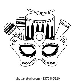 carnival mask drum