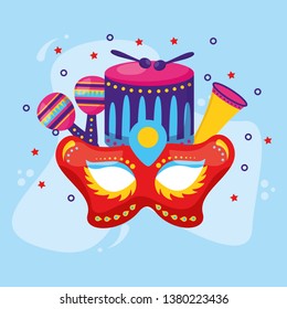 carnival mask drum