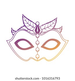 carnival mask with feathers