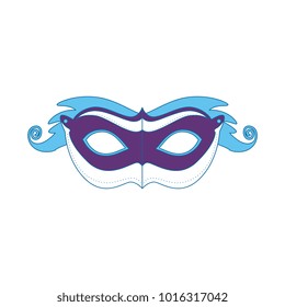 carnival mask with feathers