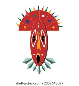 carnival mask festival illustration isolated