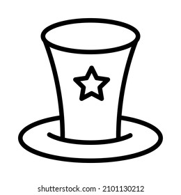 Carnival mask flat line icon. Costume for masquerade. Outline sign for mobile concept and web design, store.