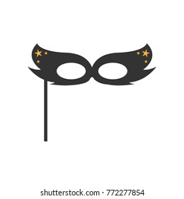 Carnival mask icon. Christmas or New Year element. Premium color graphic design. Signs, outline symbols collection, simple icon for websites, web design, mobile app on white background