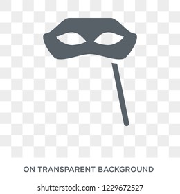 Carnival Mask icon. Carnival Mask design concept from Christmas collection. Simple element vector illustration on transparent background.