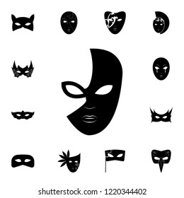 Carnival mask icon. Detailed set of carnival masks icons. Premium quality graphic design icon. One of the collection icons for websites, web design, mobile app on white background
