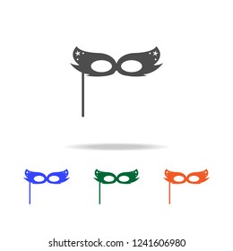Carnival mask icon. Elements of Christmas holidays in multi colored icons. Premium quality graphic design icon. Simple icon for websites, web design, mobile app