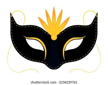 Karneval-Maske-Symbol einzeln