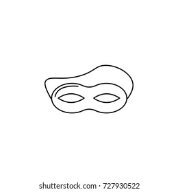 Carnival Mask Icon on white background