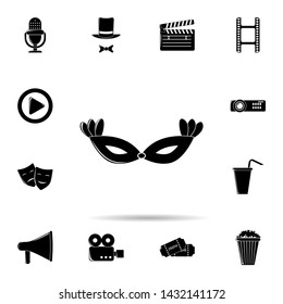 Carnival mask icon. Universal set of cinema and teatr for website design and development, app development
