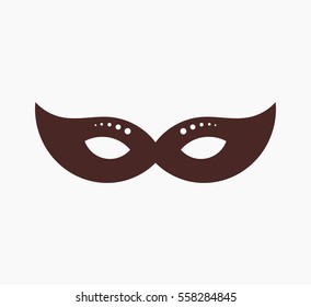 Carnival mask icon. Vector illustration