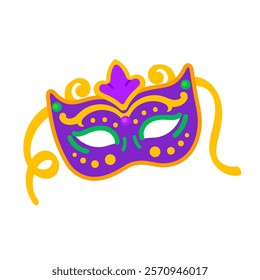 Carnival mask icon vector isolated on white background for your web and mobile app design, Carnival mask logo concept