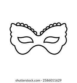 carnival mask icon. for your web and mobile app design, Carnival mask logo concept