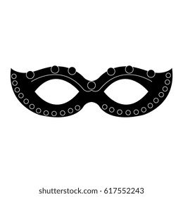 carnival mask isolated icon