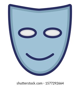 
Carnival mask Isolated Vector Icon which can easily modify or edit
