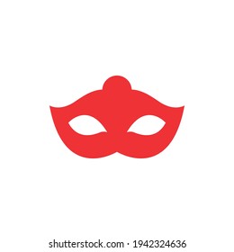 Carnival mask isolated. Vector illustration isolated on white background.