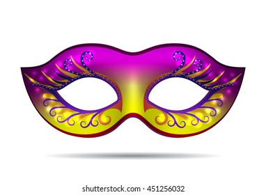 Carnival mask for masquerade costume.