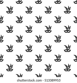 Carnival mask pattern. Simple illustration of carnival mask vector pattern for web