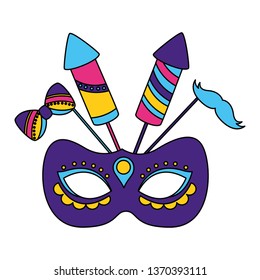 carnival mask rockets