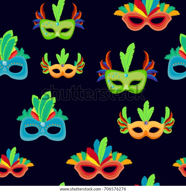 brazilian carnival mask template