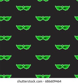 Carnival mask seamless pattern vector illustration