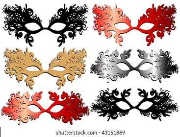 carnival mask set