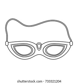 carnival mask with string icon image