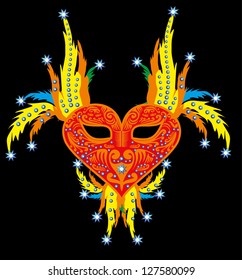 carnival mask vector art