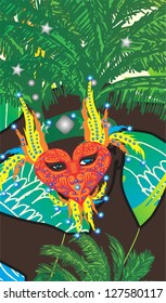 carnival mask vector art