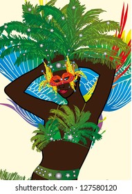 carnival mask vector art