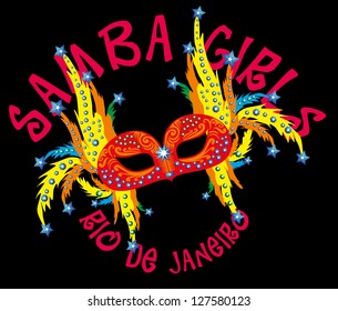 carnival mask vector art