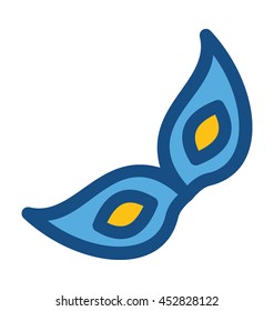 Carnival Mask Vector Icon