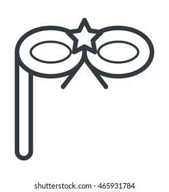 Carnival Mask Vector Icon