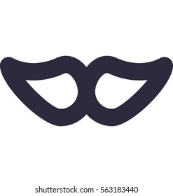 Carnival Mask Vector Icon