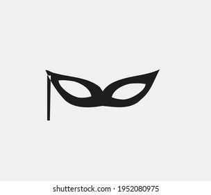 Carnival mask vector icon. Editable stroke. Symbol in Line Art Style for Design, Presentation, Website or Apps Elements, Logo. Pixel vector graphics - Vector
